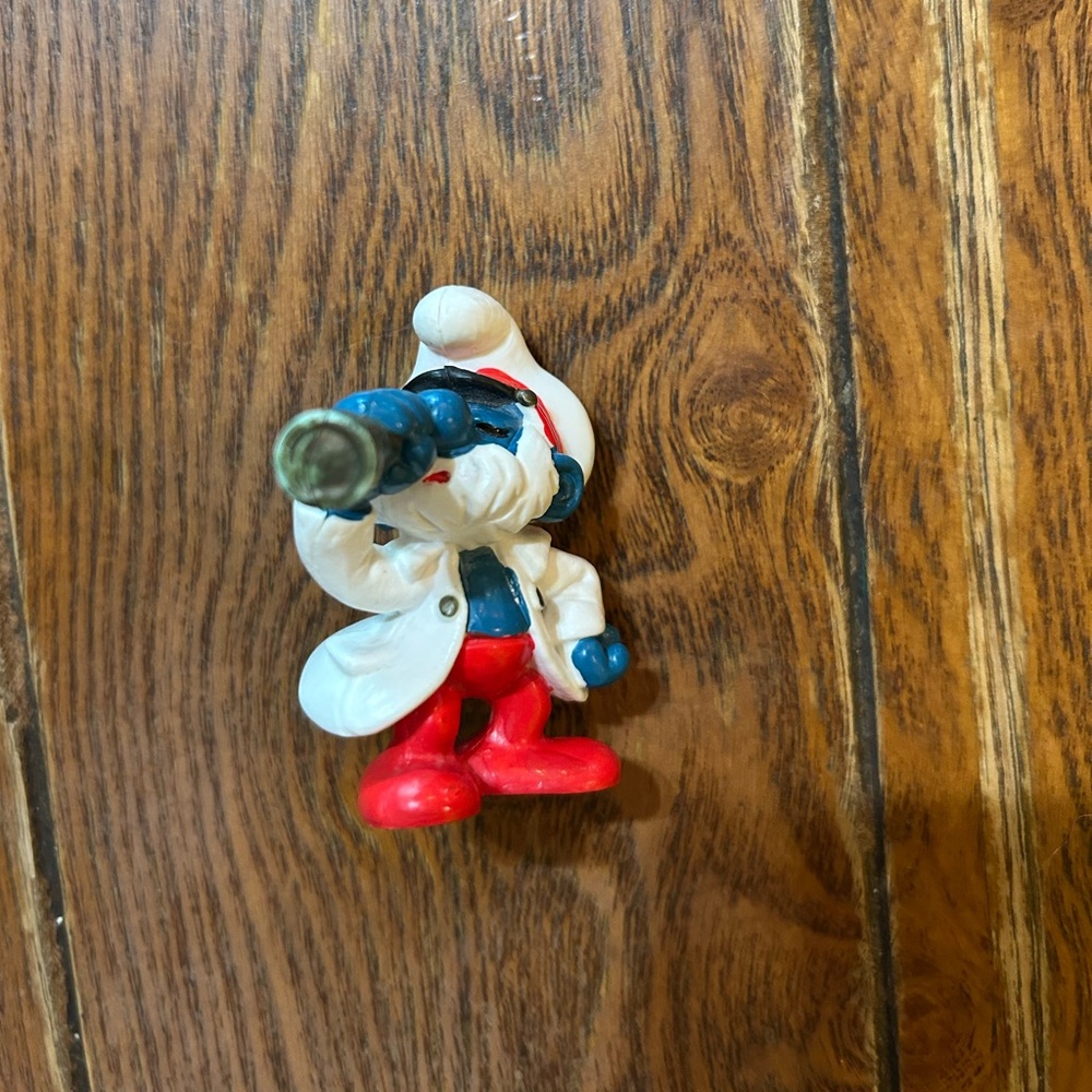 Smurf BOAT CAPTAIN PVC Toy Figure